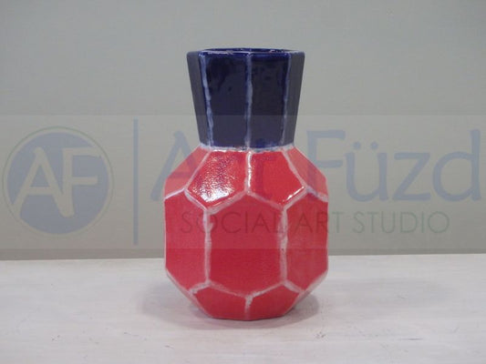 Faceted Bud Vase ~ 4 x 6