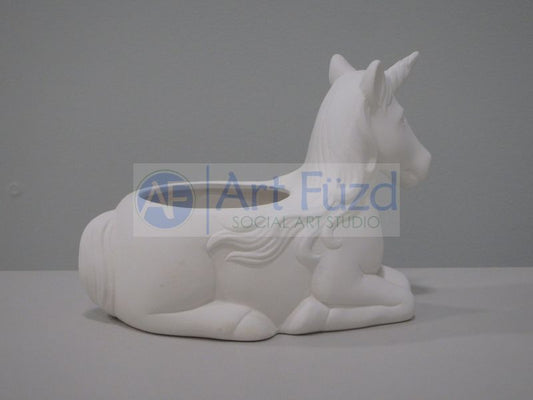 Unicorn Planter or Container ~ 8 x 4 x 5.5
