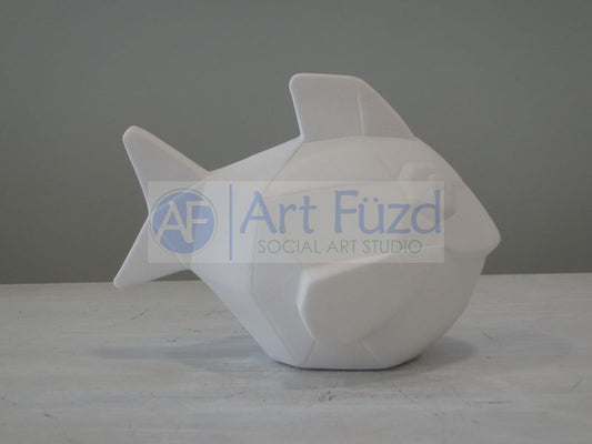 Fish Facet-ini Figurine ~ 5.25 x 3.5 x 3.75