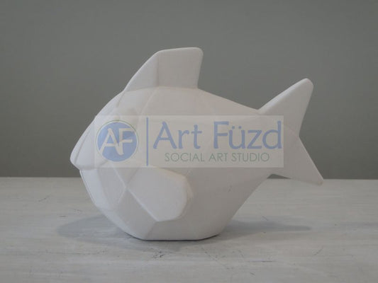 Fish Facet-ini Figurine ~ 5.25 x 3.5 x 3.75