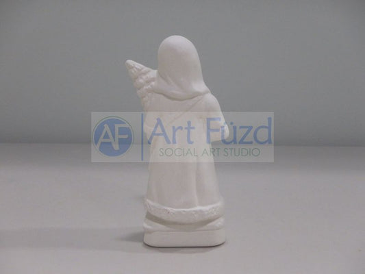 Small Santa Holding Christmas Tree Figurine ~ 2.25 x 1.5 x 4.5