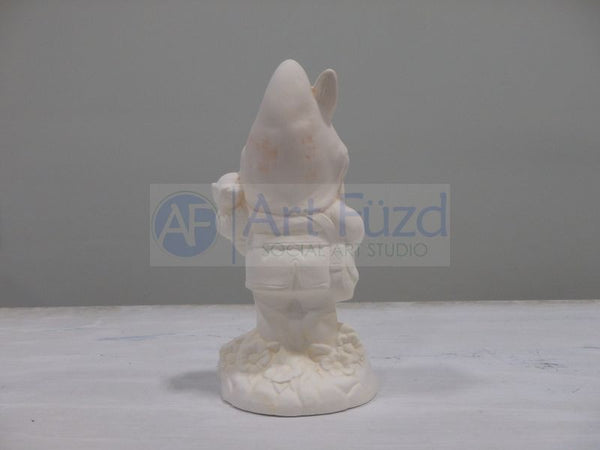 Small Standing Gnome Carrying Animal ~ 3.25 x 3.25 x 6