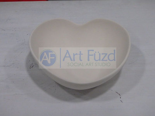 Small Organic Heart Bowl ~ 5.5 in. dia. x 1.5 in. high