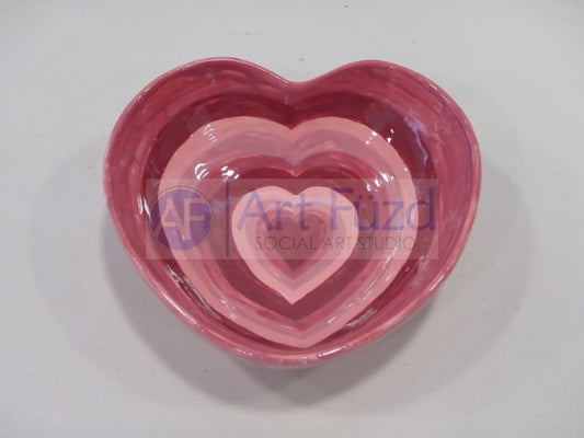 Small Organic Heart Bowl ~ 5.5 in. dia. x 1.5 in. high