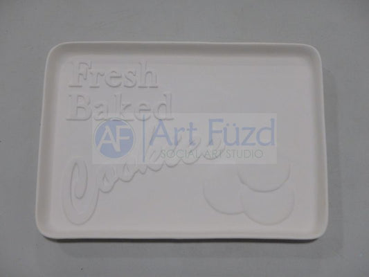 Fresh Baked Cookies Serving Tray or Plate ~ 9 x 12.5 x 1