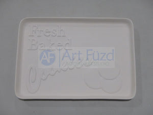 Fresh Baked Cookies Serving Tray or Plate ~ 9 x 12.5 x 1