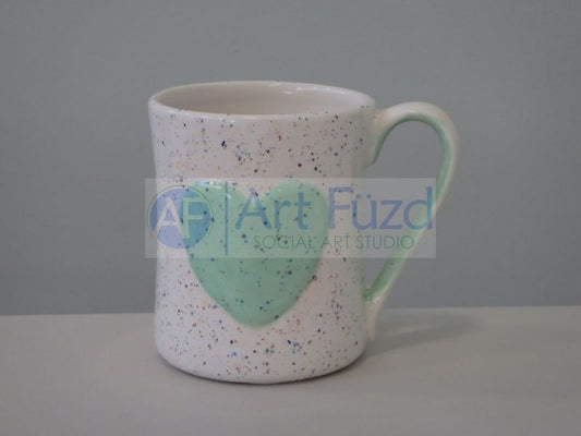 Heart Mug (12 oz.) ~ 3.5 in. dia. x 4.13 in. high