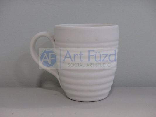 Hand Thrown Round Mug (16 oz.) ~ 4 x 4.5