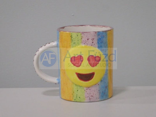 Heart Eyes Emoji Mug (12 oz.) ~ 3.25 dia. x 4 in. high