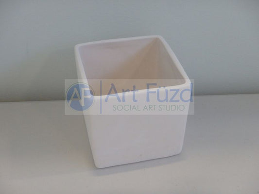 Classic Square Herb Vase or Planter ~ 4 x 4 x 4