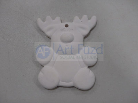 Flat Reindeer Holiday Ornament ~ 3 x 3.5