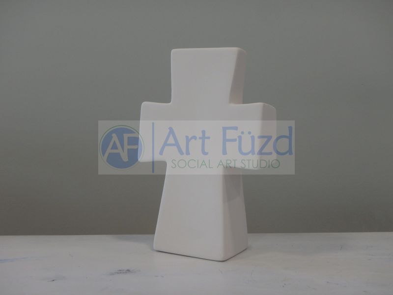 Contemporary Cross Standing Plaque ~ 5.5 x 8