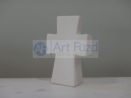 Contemporary Cross Standing Plaque ~ 5.5 x 8