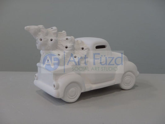 Antique Truck with Tree Lantern ~ 8 x 3.5 x 4.5