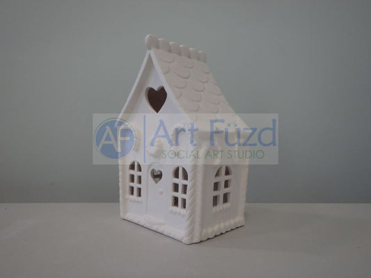 Light-Up Gingerbread House, includes Light Kit ~ 6 x 4.25 x 8.75