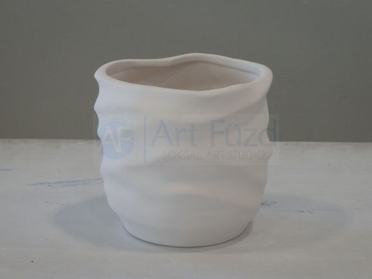 Wave Planter ~ 4.25 in. dia. x 4 in. high