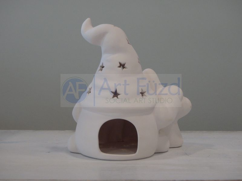 Wichtel mit großer Sternlaterne ~ 6,5 x 7