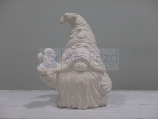 Large Gingerbread Gnome Figurine ~ 8.5 x 11.25