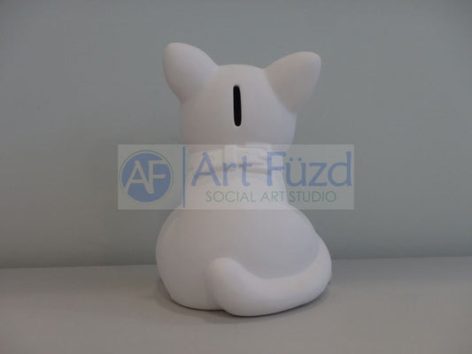 Large Cat Biggy Bank, includes Stopper ~ 6.25 x 9.25