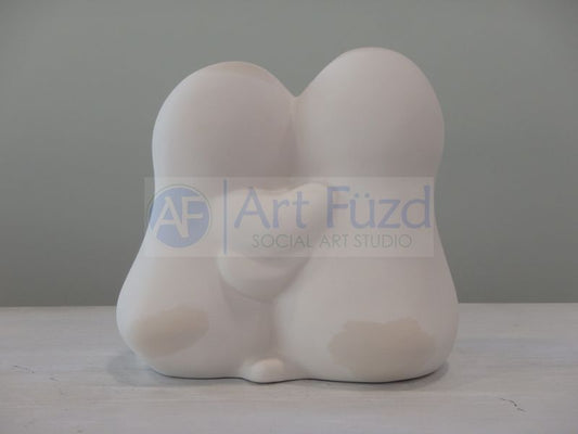 Umarmende Pinguine Figur ~ 6,5 x 6,25