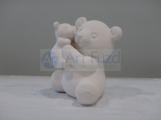 Mama Bear and Baby Bear Loveable Figurine ~ 6 x 6.5