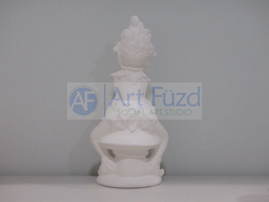 Large Alberich Garden Pixie Sitting on Mushroom Figurine ~ 8.25 x 17