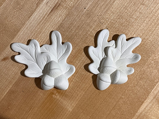 Flacher Stechpalmenblatt-Cluster (zwei Stile) ~ 3 x 0,5 x 4