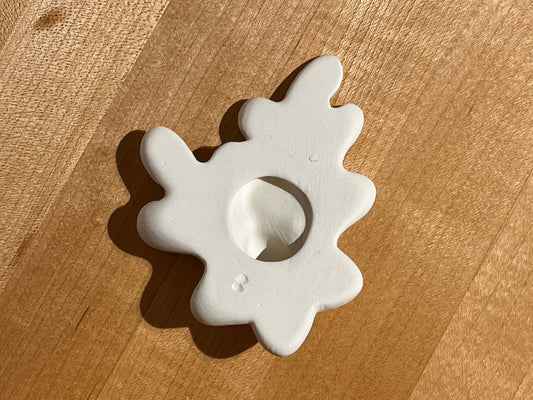 Flacher Stechpalmenblatt-Cluster (zwei Stile) ~ 3 x 0,5 x 4