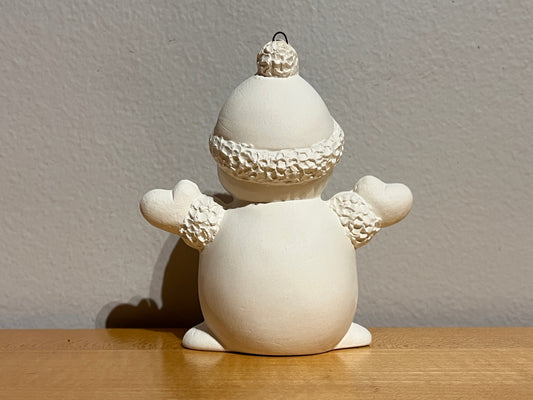 Penguin in Hat Holiday Ornament with Hook ~ 3.75 x 1.5 x 4