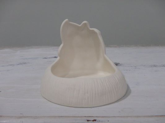 xxx-Round Open Back Pumpkin Votive ~ 4 x 4 x 3