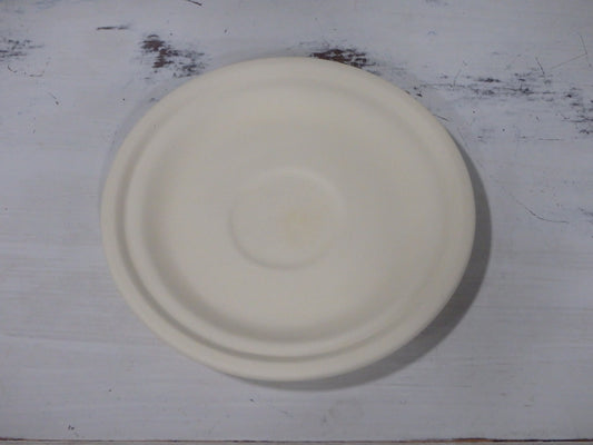 xxx-Round Plain Teacup Saucer (NO CUP) ~ 5.75 x 5.75 x 0.75