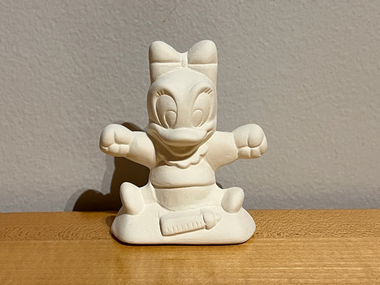 xxx-Small Baby Daisy Duck with Bottle ~ 2.75 x 1.5 x 3