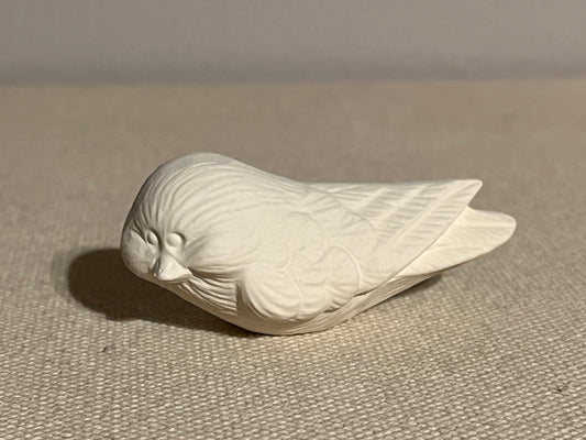 Small Bird with Fancy Feathers ~ 2.25 x 1 x 1