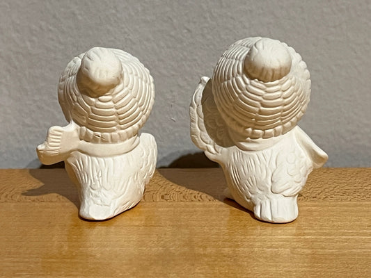 Small Chick in Winter Hat (two styles) ~ 1.5 x 1.5 x 2