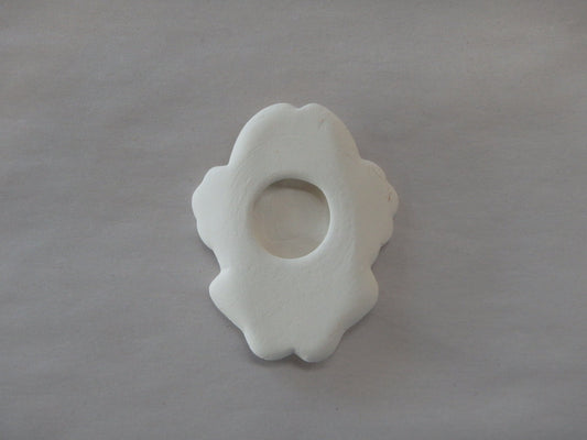 Small Textured Angel Girl Bisquie ~ 2.25 x 1.25 x 0.25