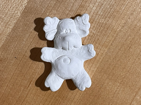Small Textured Reindeer Bisquie ~ 2 x 0.25 x 2.75