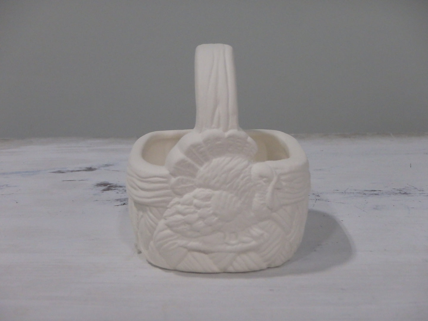 xxx-Cesta de mimbre de pavo pequeña ~ 3 x 3 x 3,25