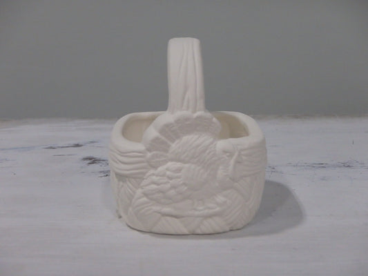 xxx-Cesta de mimbre de pavo pequeña ~ 3 x 3 x 3,25