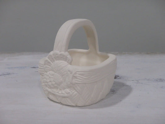 xxx-Cesta de mimbre de pavo pequeña ~ 3 x 3 x 3,25