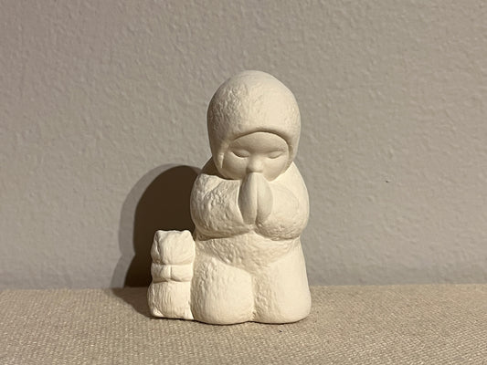 Snowbaby Praying ~ 1.75 x 1.5 x 3.25