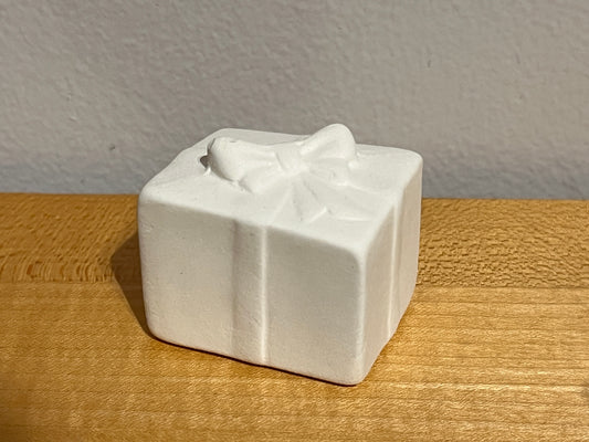 Topper - Large Square Gift Box with Bow ~ 1.75 x 1.5 x 1.5