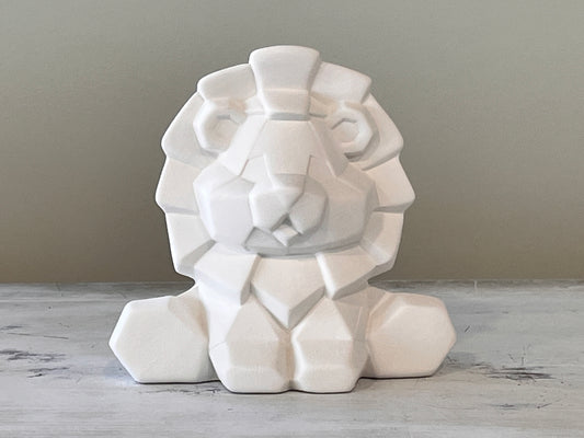 Lion Facet-ini Figurine ~ 5 x 3.5 x 5