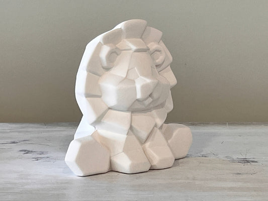 Lion Facet-ini Figurine ~ 5 x 3.5 x 5