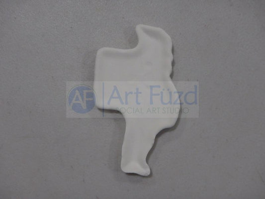 Flat Santa Claus with Toy Bag Cookie or Holiday Ornament ~ 2 x 2.5