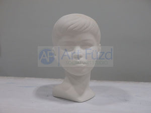 Large Young Boy Face and Head Bust ~ 4.5 x 5 x 7.25