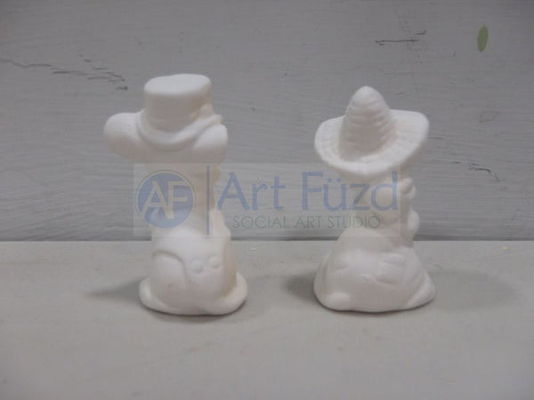 Miniature Mouse wearing Hat (Two Styles) ~ 0.75 x 0.75 x 1.5