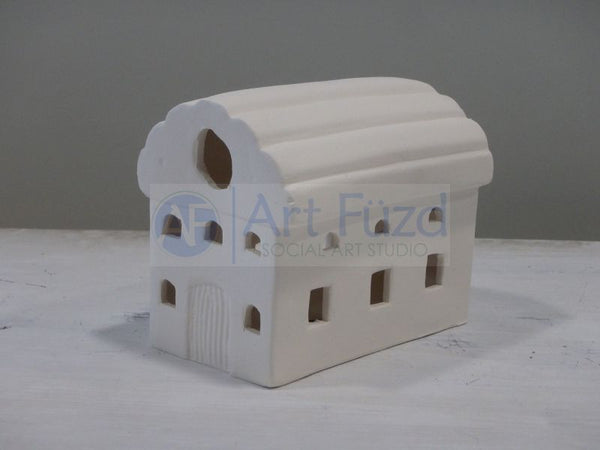 Small Building or Barn with Cut-Out Windows ~ 4.5 x 3.5