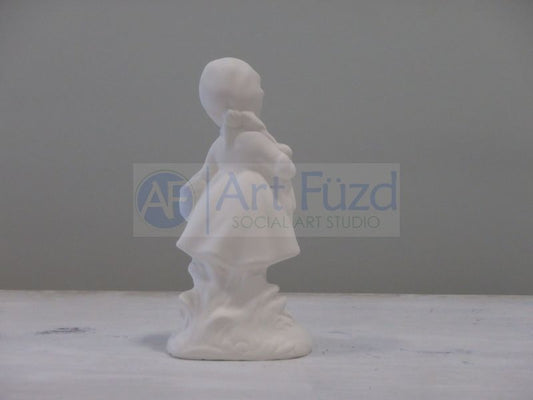 xxx-Small Girl wearing Hat and Carrying Basket ~ 2.5 x 5.5