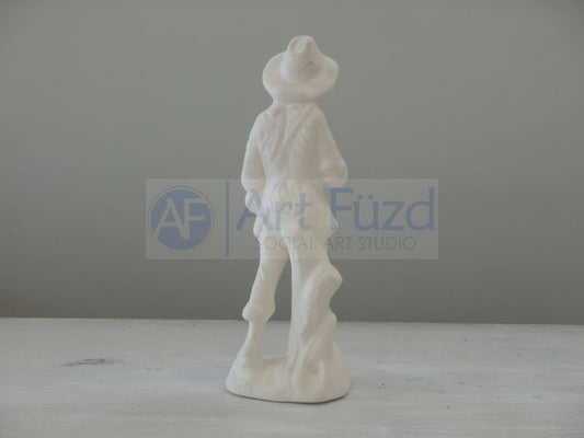 Medium Pilgrim Boy with Musical Instrument ~ 2.25 x 2.25 x 6.25