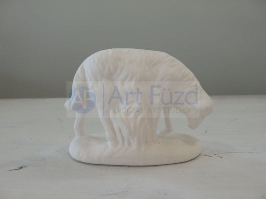 Small Sheep Looking Downward ~ 3 x 1.5 x 2